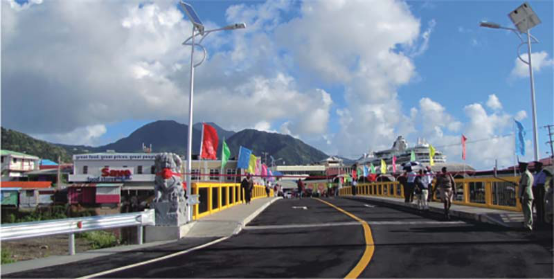 Roseau-Portsmouth Road in Dominica