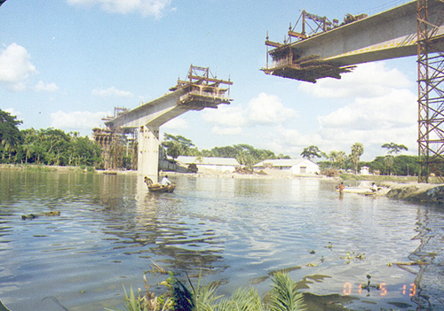 Gabkhan Highway Bridge in Bangladesh