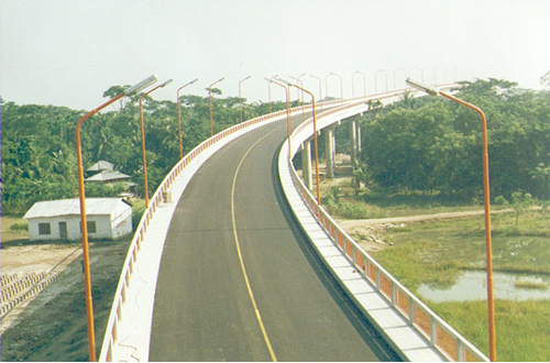 Gabkhan Highway Bridge in Bangladesh