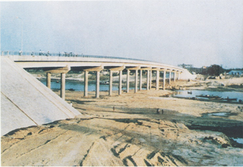 Mohananda Highway Bridge in Bangladesh