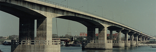 Buriganga Bridge in Bangladesh