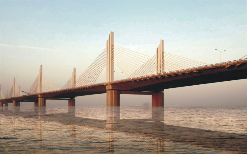 Kaifeng Yellow River Bridge of Daqing-Guangzhou Expressway