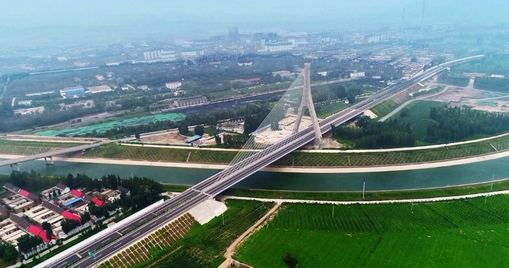 South to North Water Diversion Bridge on Wuzhi-Yuntaishan Expressway