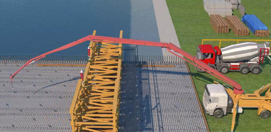 3D Animation of Pavement Construction of the Xixian-Xingji Expressway Bridge