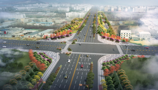 Corridor Greening Improvement Project of Dayu West Road in Dengfeng City