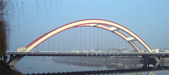 Shihe Bridge in Xinyang City