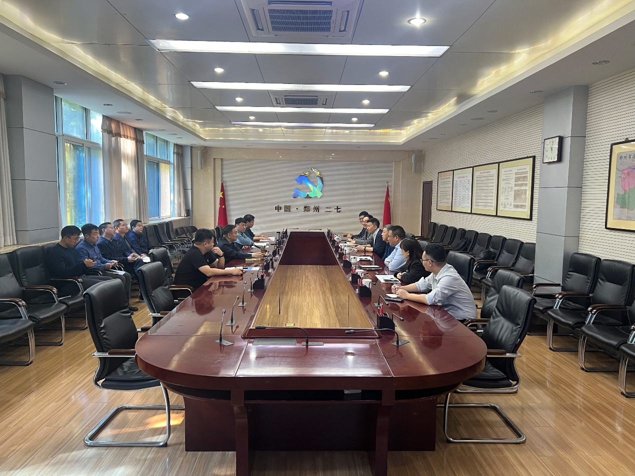Company Chairman Chang Xingwen and Delegation Visit Secretary Fan Huilin of the Erqi District Committee of Zhengzhou City