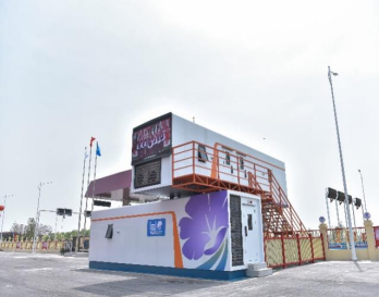 Commemorating the 102nd anniversary of Jiao Yulus birth, the provinces first Intelligent cloud unmanned toll station was successfully opened to traffic